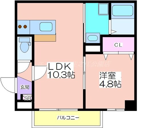 SFIDA天王寺南の物件間取画像